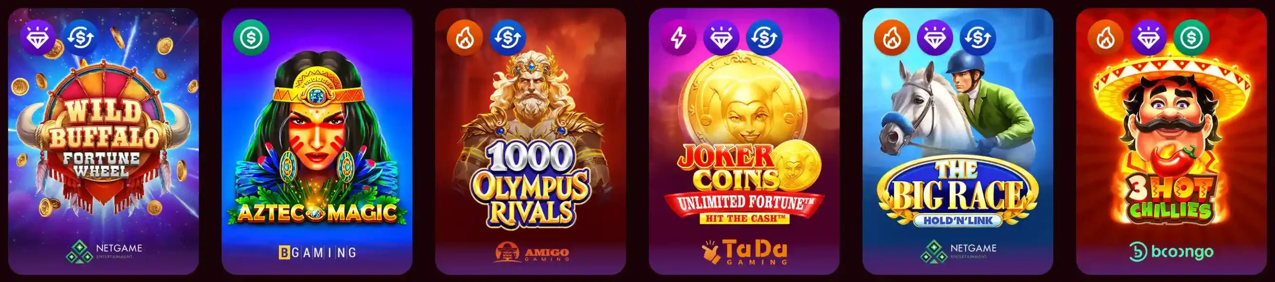 Wide variety of online slot machines at Spinobon Casino